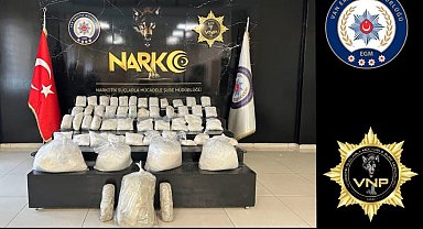 Van'da kamyonette 90 kilo 600 gram uyuşturucu ele geçirildi