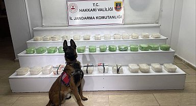 Yüksekova'da 59 kilo 971 gram uyuşturucu ele geçirildi; 3 gözaltı