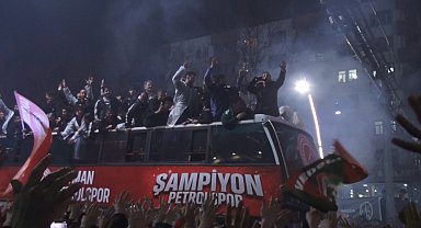 1'inci Lig'e yükselen Batman Petrolspor'a coşkulu karşılama