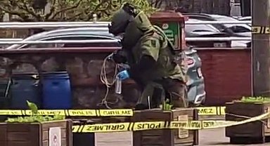 'Elimde bomba var' diye bağırdı, gözaltına alındı