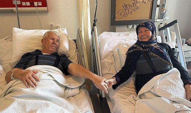 46 yıllık çift, evlilik yıl dönümlerinde birlikte kalp ameliyatı oldu