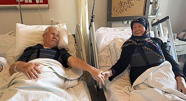 46 yıllık çift, evlilik yıl dönümlerinde birlikte kalp ameliyatı oldu