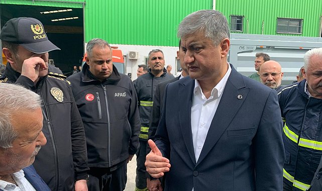 Adana'da geri dönüşüm tesisinde yangın