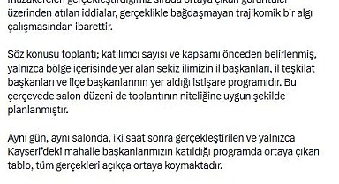 AK Parti'li Büyükgümüş: İddialar trajikomik bir algı çalışmasından ibaret