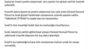 AK Parti'li Çelik: İsrail'in tüm insanlığı hedef alan barbarlığını lanetliyoruz