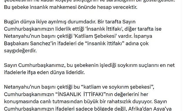 AK Parti'li Çelik: Soykırım çetesinin hırçın açıklamaları yaşadıkları büyük mağlubiyetin itirafıdır