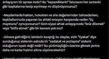 AK Parti'li Kaya: Liyakatsizliğe teslim olmuş CHP'nin bundan kurtulmasını temenni ediyorum
