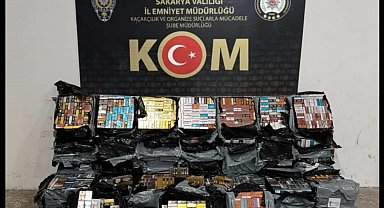 Araçta binlerce kaçak elektronik sigara tütünü ele geçirildi