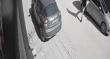 Avcılar'da araçları tekmeleyen şüpheli kamerada; serbest bırakıldı, yine saldırdı