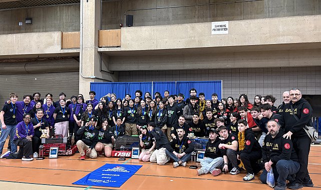 Bahçelievler Anadolu Lisesi 'Balta Robotics' takımı ABD'de 1'inci oldu, hedef dünya şampiyonluğu