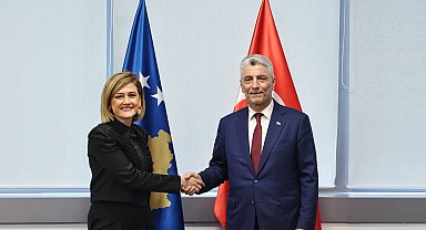 Bakan Bolat, Kosova Sanayi, Girişimcilik, Ticaret ve İnovasyon Bakanı Kusari Lila ile görüştü