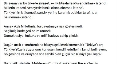 Bakan Çiftçi'den '27 Nisan e-muhtıra' mesajı