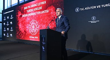 Bakan Ersoy 2026 yılının ilk çeyreğine ait turizm verilerini açıkladı