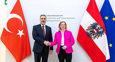 Bakan Fidan, Avusturyalı mevkidaşı Meinl-Reisinger ile bir araya geldi