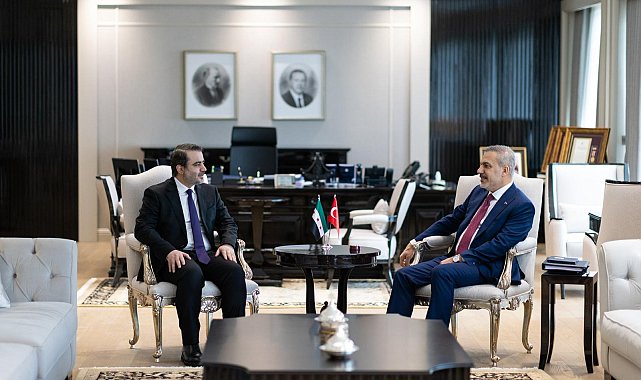 Bakan Fidan, Suriyeli mevkidaşı Şeybani ile bir araya geldi