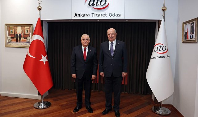Bakan Güler, ATO'yu ziyaret etti