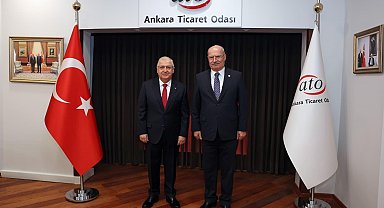 Bakan Güler, ATO'yu ziyaret etti