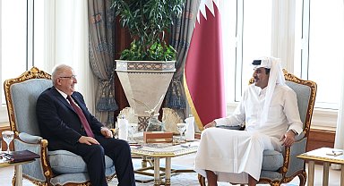 Bakan Güler, Katar Emiri Al Thani tarafından kabul edildi