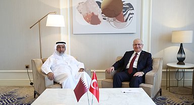 Bakan Güler, Katar Evkaf ve Şeriye Bakanı Al Ghanem ile görüştü