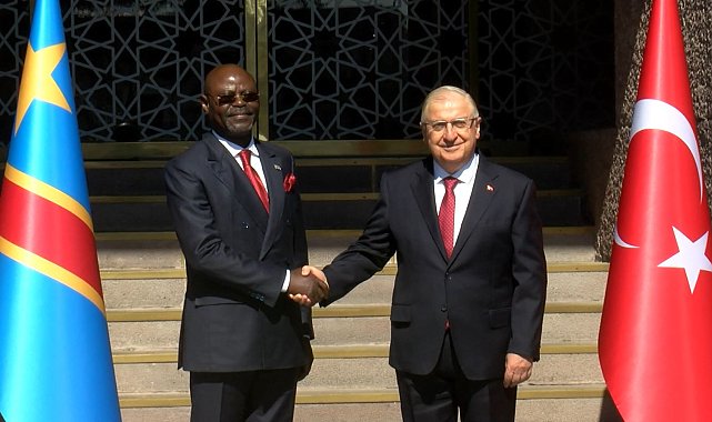 Bakan Güler, Kongolu mevkidaşı Muadiamvita ile görüştü