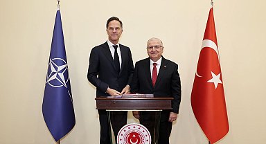 Bakan Güler, NATO Genel Sekreteri Rutte ile bir araya geldi