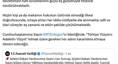 Bakan Gürlek: Gülistan Doku soruşturması titizlikle sürdürülmektedir