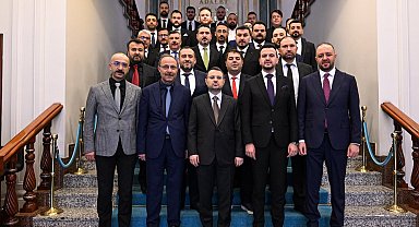 Bakan Gürlek, Nevşehirli iş adamlarıyla görüştü