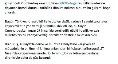 Bakan Gürlek'ten '27 Nisan e-muhtıra' mesajı