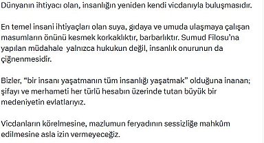 Bakan Memişoğlu: Sumud Filosu'na yapılan müdahale insanlık onurunun çiğnenmesidir