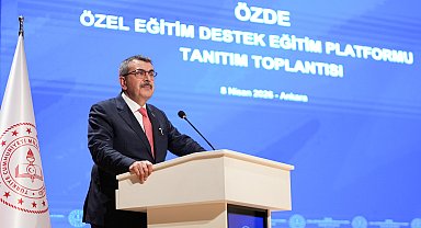 Bakan Tekin, ÖZDE platformunun tanıtımına katıldı