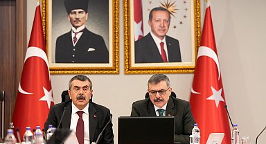 Bakanlar Çiftçi ve Tekin, vali ve milli eğitim müdürleriyle toplantı yaptı