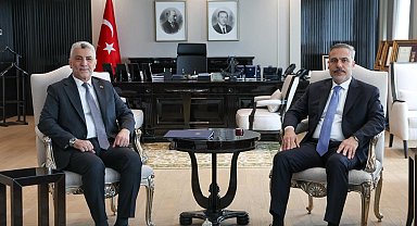 Bakanlar Fidan ve Bolat bir araya geldi