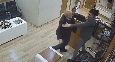 Belediye personeline satırlı saldırının görüntüleri ortaya çıktı