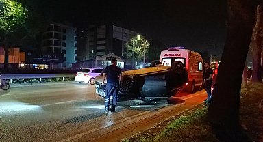 Bursa'da iki otomobil çarpıştı: 1 yaralı