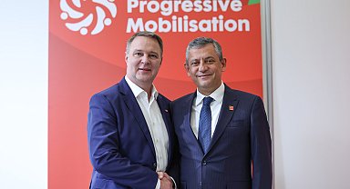 CHP Genel Başkanı Özel, Avusturya Sosyal Demokrat Partisi Genel Başkanı Babler ile bir araya geldi