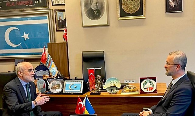 Cumhurbaşkanı Başdanışmanı Topçu, Ukrayna Büyükelçisi Celal ile görüştü