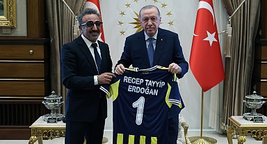 Cumhurbaşkanı Erdoğan, iş insanı Ulukaya'yı kabul etti