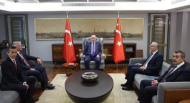 Cumhurbaşkanı Erdoğan, OECD Genel Sekreteri Mathias Cormann'ı kabul etti