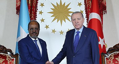 Cumhurbaşkanı Erdoğan, Somali Cumhurbaşkanı Hasan Şeyh Mahmud ile bir araya geldi