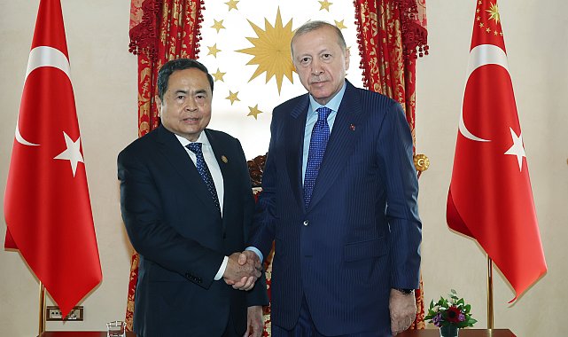 Cumhurbaşkanı Erdoğan, Vietnam Meclis Başkanı Tran Thanh Man'ı kabul etti