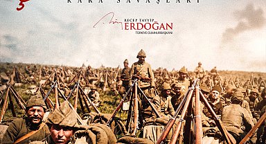 Cumhurbaşkanı Erdoğan'dan Çanakkale Kara Savaşları'nın 111'inci yıl dönümü mesajı