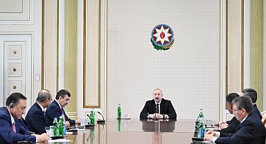 Cumhurbaşkanı Yardımcısı Yılmaz, Azerbaycan Cumhurbaşkanı Aliyev ile görüştü