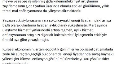 Cumhurbaşkanı Yardımcısı Yılmaz: Ekonomimiz dışsal şoklara karşı direncini korumaktadır