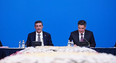 Cumhurbaşkanı Yardımcısı Yılmaz, Türkiye- Kazakistan Yuvarlak Masa Toplantısı'na katıldı