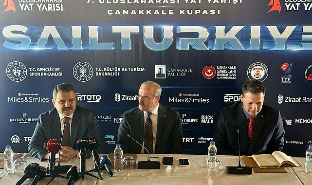 Cumhurbaşkanlığı 7'nci Uluslararası Yat Yarışları Çanakkale etabının lansmanı yapıldı