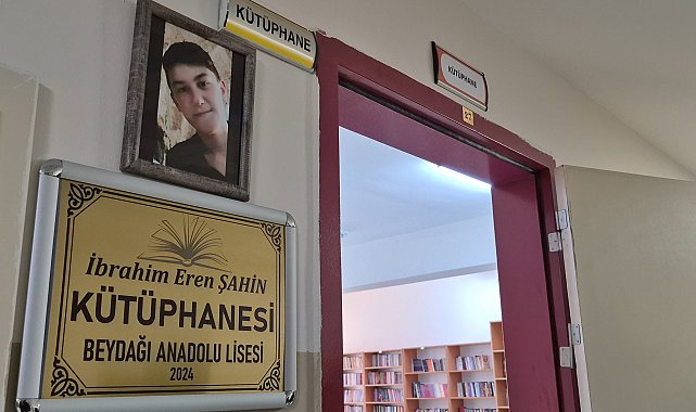 Depremde ölen İbrahim'in ismi, okulundaki kütüphanede yaşatılacak