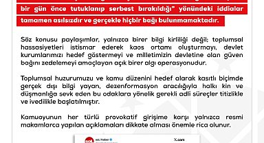 DMM'den, Kahramanmaraş ve Şanlıurfa'daki okul saldırıları ile ilgili dezenformasyon uyarısı