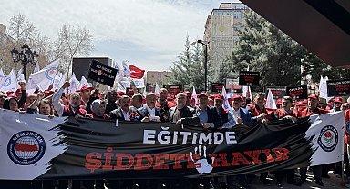 Eğitim-Bir-Sen'den eğitimde şiddete karşı basın açıklaması