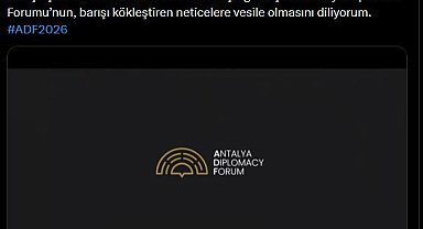 Emine Erdoğan'dan 5'inci Antalya Diplomasi Forumu'na ilişkin paylaşım