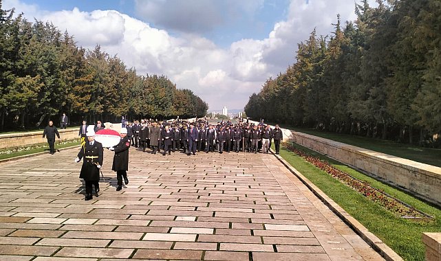 Emniyet teşkilatından Anıtkabir'e ziyaret